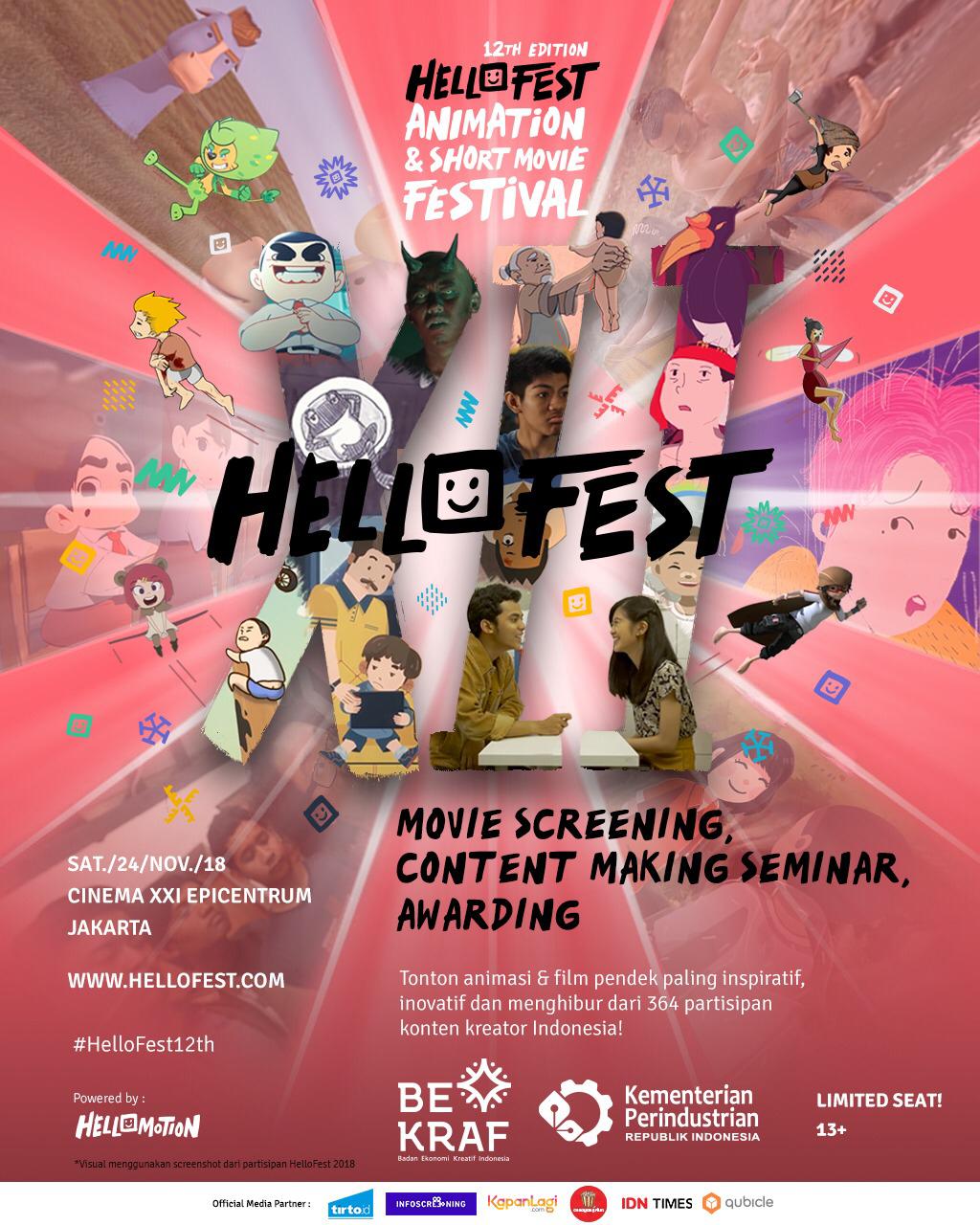 HelloFest 12th Apresiasi Kreator Segar